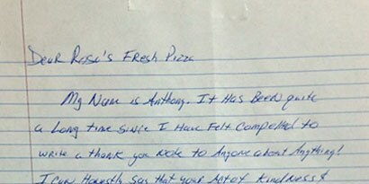 All of our letters from homeless people are on our Facebook page