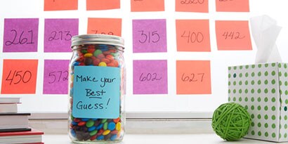 Ask your students post their guesses in order on a whiteboard or wall.