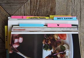 Cookbook notes: a history of family meals